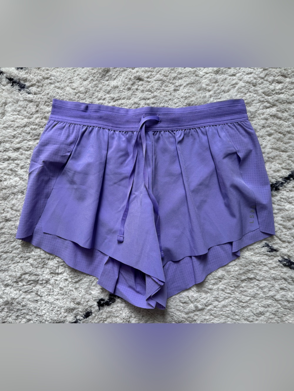 LSKD Accelerate 3” Mid-Rise Running Shorts - Lavender